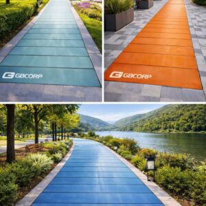 Multi-Colored Outdoor Monocrystalline Silicon BIPV Solar Floor Tiles