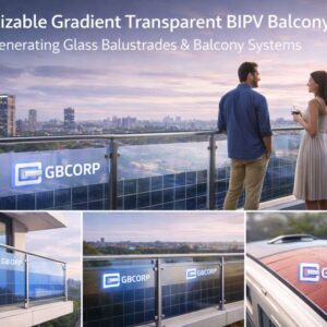 GBCORP solar Glass for Balcony