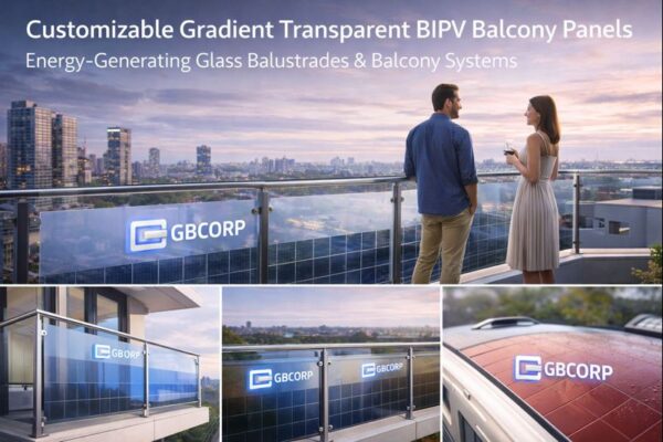 GBCORP Customizable Transparent BIPV Balcony Panels — featured product view
