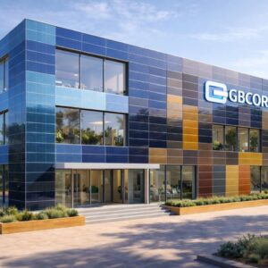 GBCORP BIPV Façade Color Solar Panel Tiles