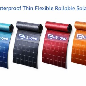 GBCORP Waterproof Thin Flexible Rollable Solar Panel