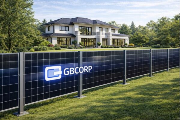 Double Bifacial Solar Panel Fence — GBCORP