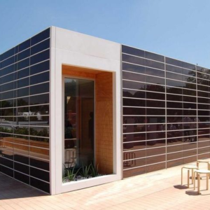 BIPV Façade Color Solar Panel Tiles