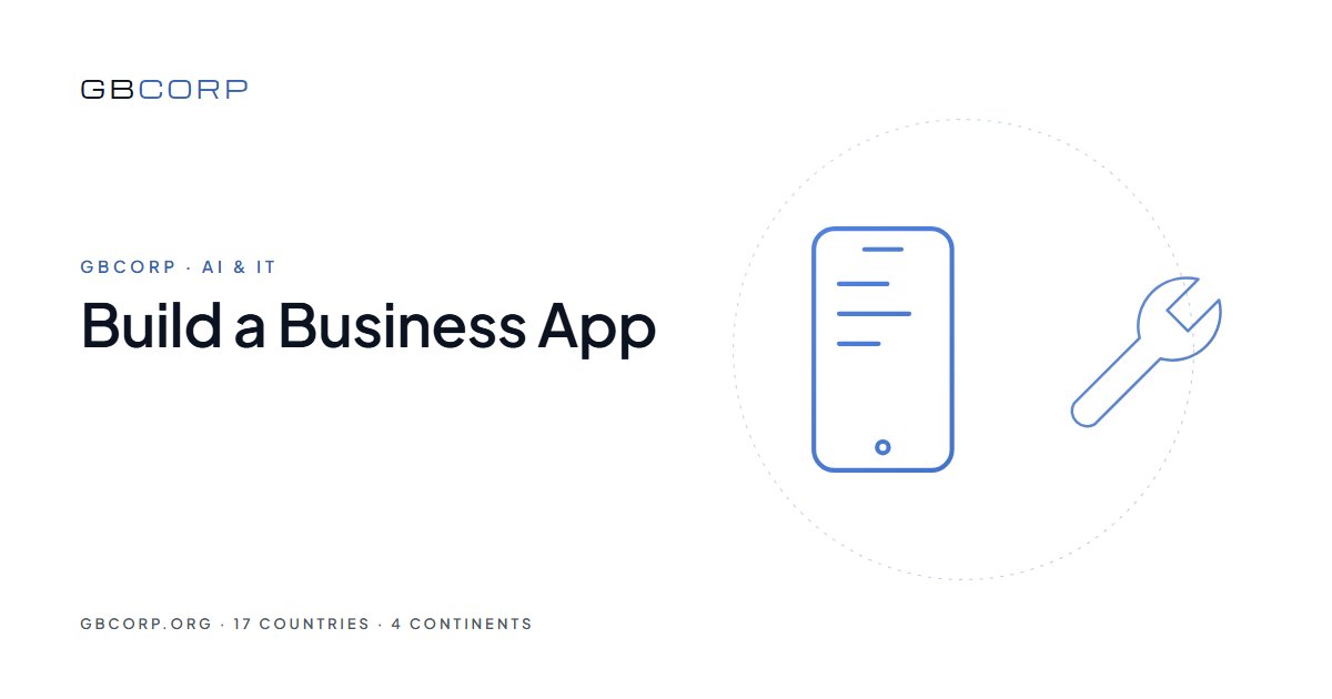 Build a Business App: From the Problem to the First Release