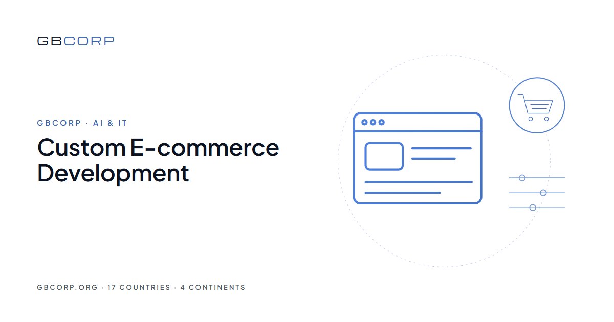 Custom Ecommerce Development: When the Shop Is Not Standard
