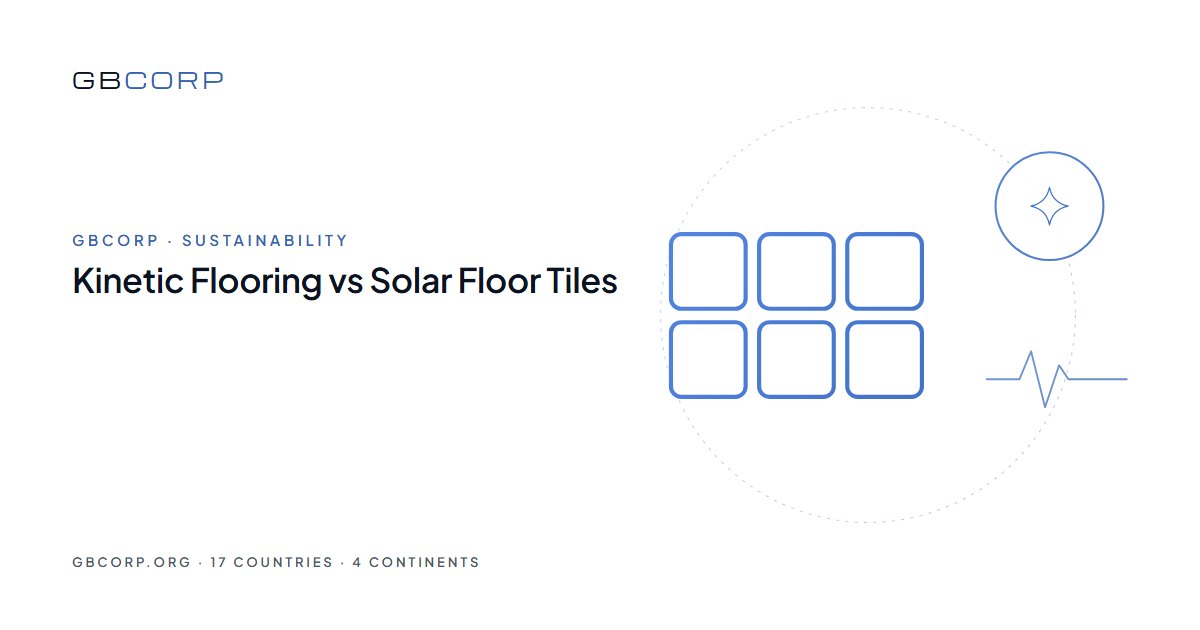 Kinetic Flooring vs Solar Floor Tiles: Energy, Cost and Best Uses