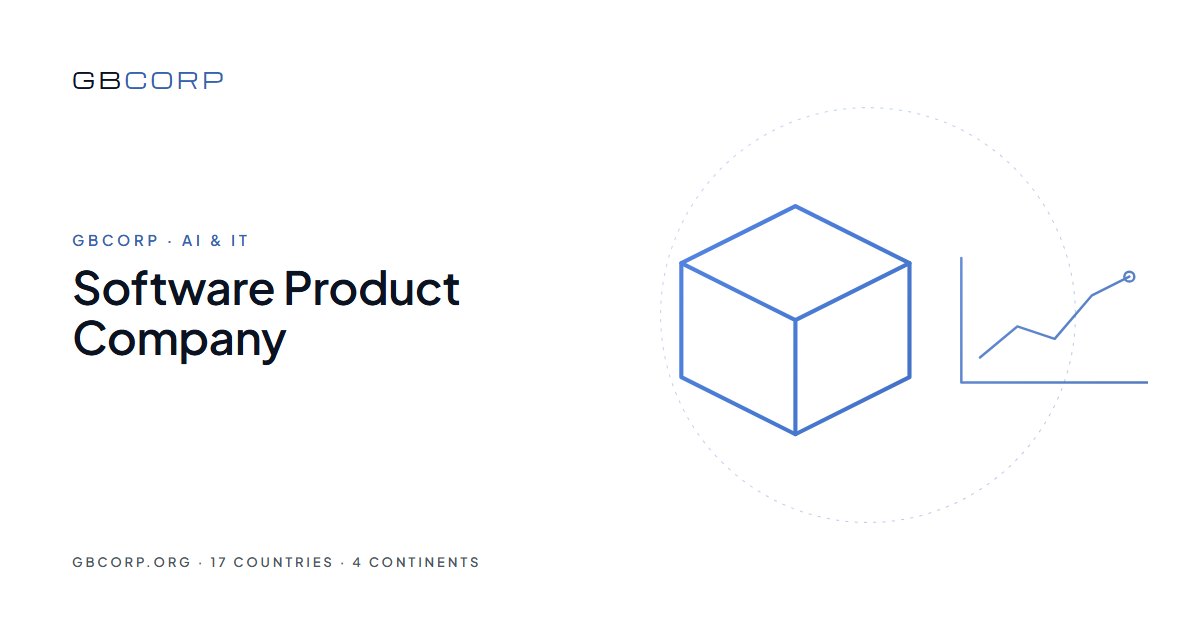 Software Product Company: How GBCORP Builds Products, Not Projects