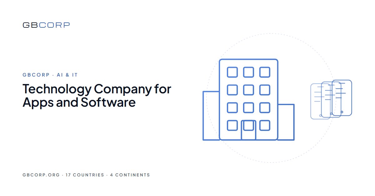 Technology Company for App and Software Development: GBCORP, Plainly