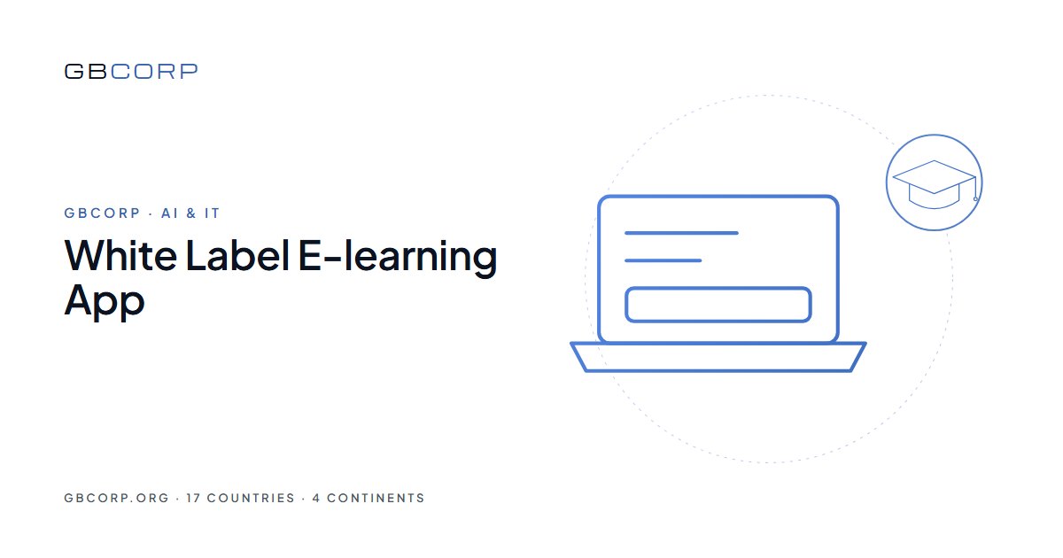 White Label E-learning App: Courses, Classes and Certificates