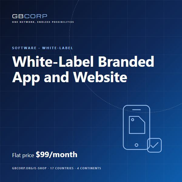 White-Label Branded App and Website