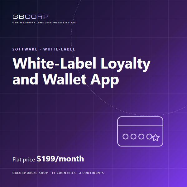 White-Label Loyalty and Wallet App